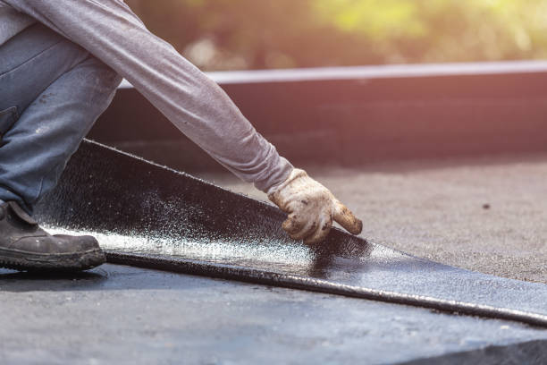 Professional Basement Waterproofing technician working in Solon, OH